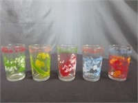 *(5) VTG Welch's Looney Tunes Juice Glasses