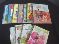 VTG Whitman Little Golden Books : Sesame Street