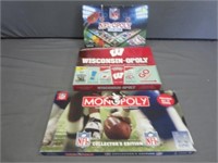 Football WI Badgers - NFL Monopoly Board Game