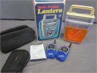 Vintage Aro Lantern & Walkie-Talkies