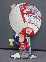 Large Vintage BUD MAN Budweiser Beer Sticker