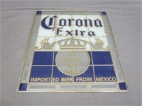 ~ Stained Glass Corona Extra Beer Sign