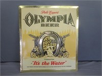 ~ Olympia Beer Foil Sign