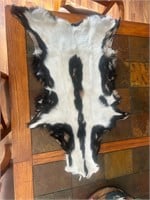 New tanned goat hide rug