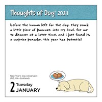 $8  Thoughts of Dog 2024 Day-to-Day Calendar  A&M