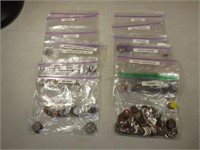 (12) Bags Of Foreign Coinage A