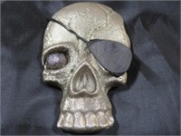 Awesome .999 Silver 7.5 Troy Oz Skull Formed By
