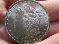 1897 Morgan Silver Dollar -Super Gradable