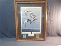 *Windriders Ducks Framed Print Signed / Stamp