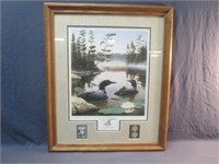 *Boundary Waters By Leo Stanns Framed Print Signed