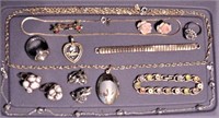 17 pcs Mixed Jewelry Sarah Avon Parklane