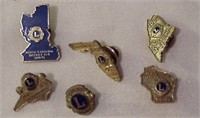 6 Lion's Club Pins