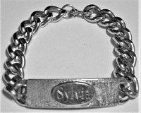 ID Bracelet Engraved "Sylvia"