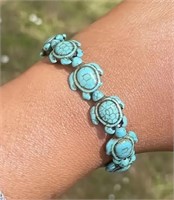 Turquoise Sea Turtles Unisex Bracelet