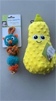 2 Piece Plush Dog Toys