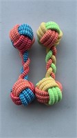 9” Knotted Ball Braided Rope Toy