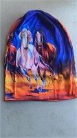 Sunset Fire Galloping Horses Beanie