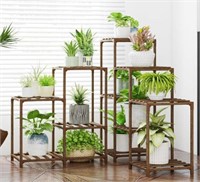 Indoor Corner Plant Shelf
