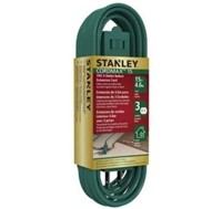 15ft Stanley Cordmax Indoor Cord Green 2PK