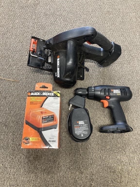 B&D CORDLESS TOOL KIT W/BATTERY & CHARGER