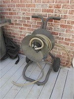 ROLLING WATERHOSE STAND WITH HOSE 38" TALL