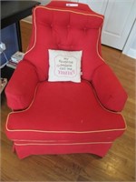 VINTAGE RED CHAIR