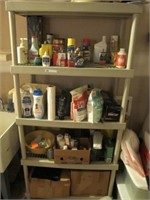 SHELF LOT FULL OIL, PAINT EPSON SALT, & MORE