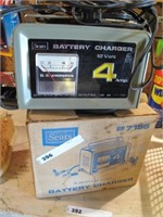 4 AMP SEARS BATTERY CHARGER NOT TESTED