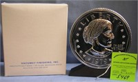 Vintage Susan B Anthony coin bank mint in org. box