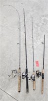 Various Fishing Poles