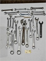 Various Standard & Metric Wrenches