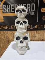 Motion Sensored Skull Halloween Decoration