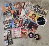Misc Records & 8 Tracks - Elvis, Beatles & More