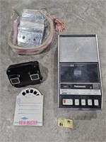 Panasonic Tape Player/Recorder & View Master