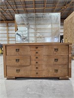 Kroehler Wooden Dresser with Mirror