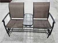 Porch/Outdoor Gliding Chairs with Table