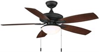 $120 Hampton Bay 52" Indoor/Outdoor Ceiling Fan
