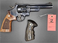 Smith + Wesson 57 41 Magnum Revolver - Engraved