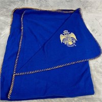 Freemason Masonic Double Head Eagle Lap Blanket