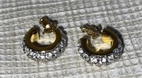 Small Beautiful Rhinestone Earrings