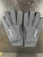 Small ASICS Black Gloves