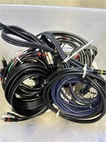 Large Lot of Sound Cords Cables?