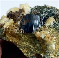 69 Gm Vesuvianite Crystal On Matrix Specimen~
