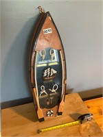 Canoe Shadow Box Decor