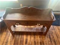 Oak Couch / Library Table