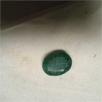 Cut & Faceted Brazilian Emerald 10.8 carat