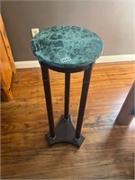 Marble top wooden table