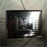 Silver Toned Cigarette Case