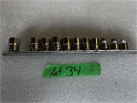 (11) Snap On Metric/Imperial Sockets