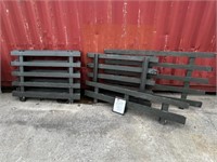 (9) Wooden Racking Sections